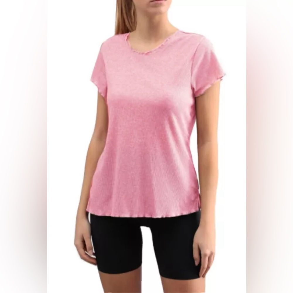 Nike Yoga Shirt Pink Size Medium